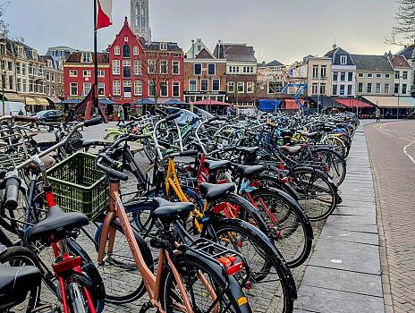Maura onderzoekt:  Waarom parkeren fietsers hun fiets hier?